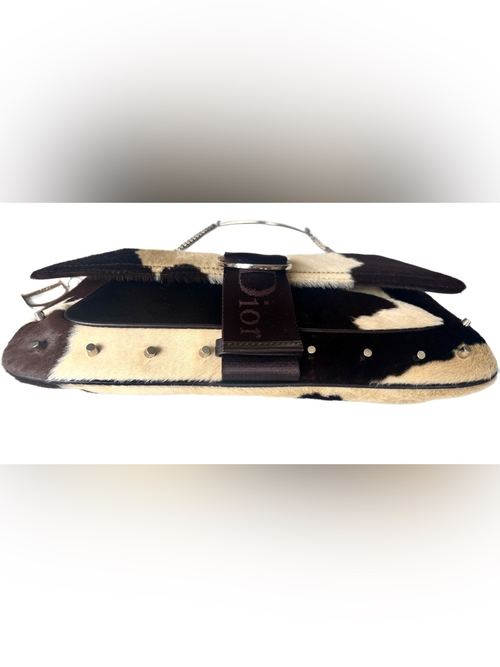 Rare Christian Dior Fur Shoulder Bag Vintage Luxury Collector Bag - Picture 3 of 11